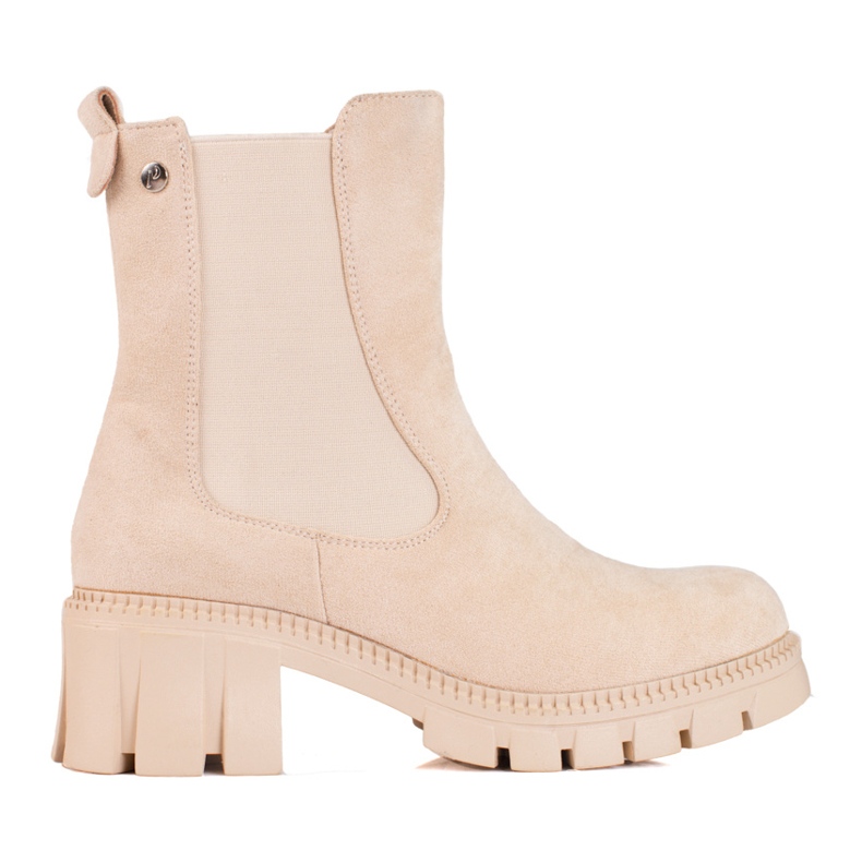 W. Potocki Chelsea boots femme beige Potocki
