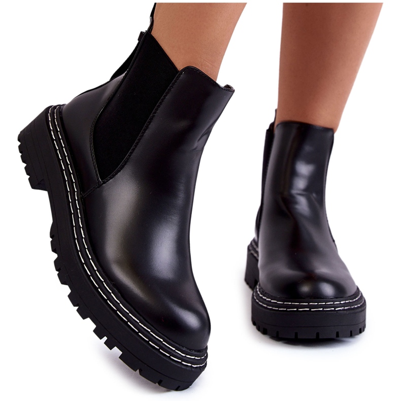 PA1 Bottes Jodhpur classiques pour femmes Noir Atelio le noir