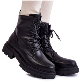 Bottes Chaudes en Cuir La.Fi 250009B-QN Noir