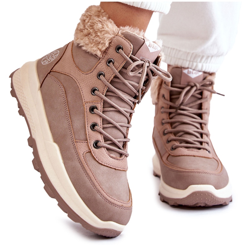 Bottes chaudes Trappeurs Lee Cooper LCJ-22-44-1363 Rose