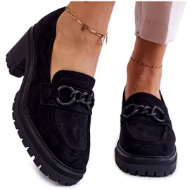 Vinceza Escarpins en Daim pour Femme Noir Sanya