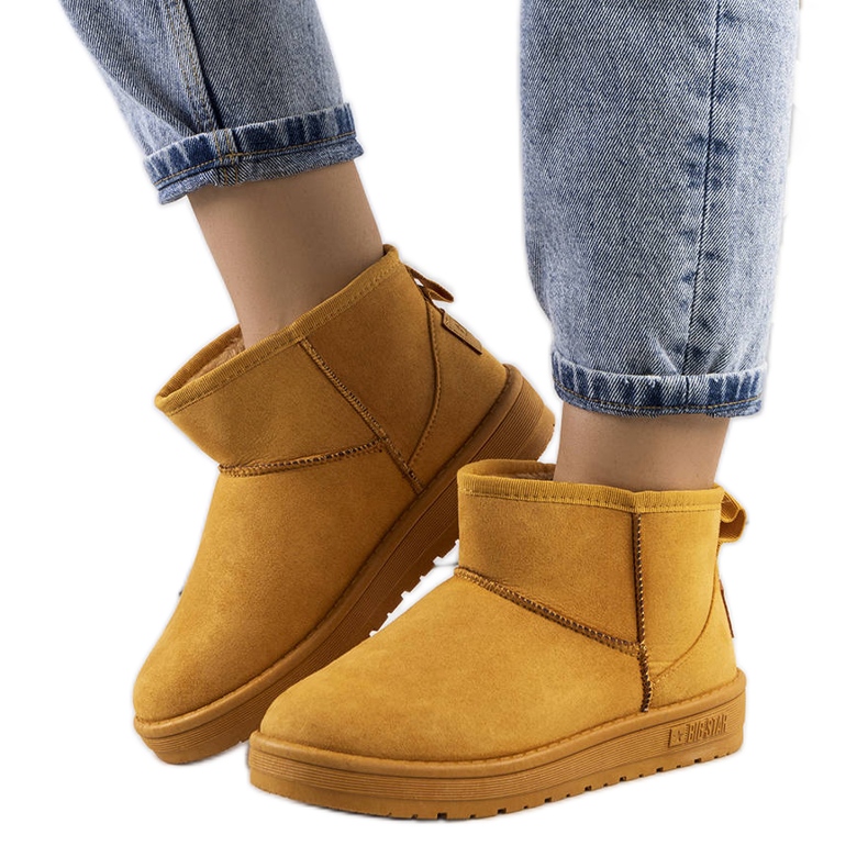 Big Star KK274289 Bottes de neige des femmes beige des femmes