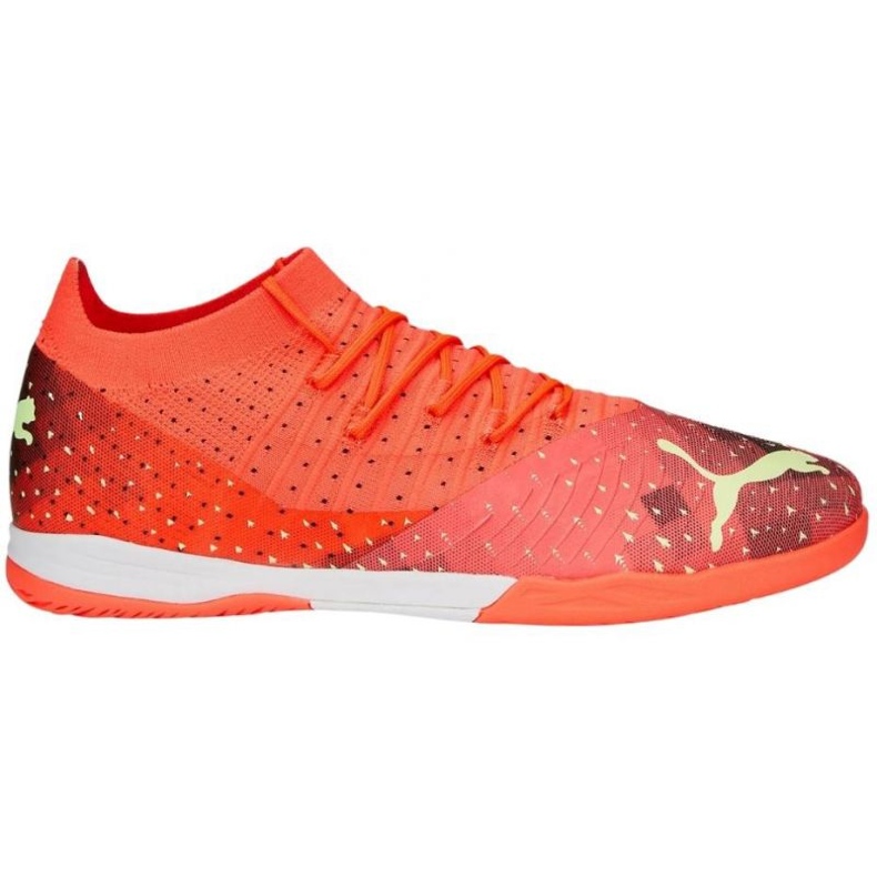 Chaussures de foot Puma Future 3.4 It M 107003 03 orange oranges et rouges