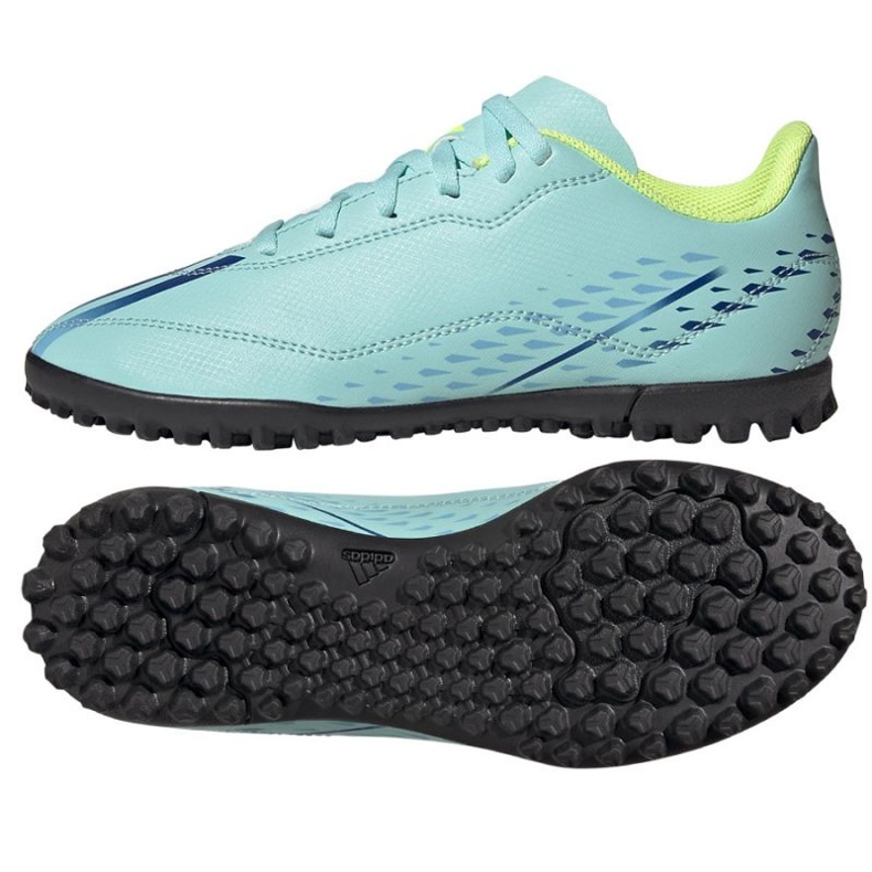 Chaussures de football Adidas X Speedportal.4 Tf Jr GW8510 bleu bleu Chaussures de football Adidas X Speedportal.4 Tf Jr GW8510 bleu bleu