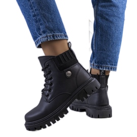 Bottes noires pour femmes d'Odell le noir