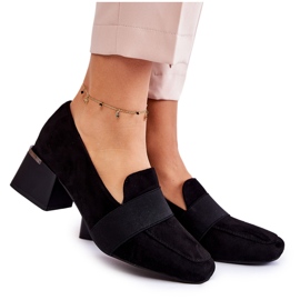 Escarpins en daim à la mode La.Fi 230033B-SU Noir le noir