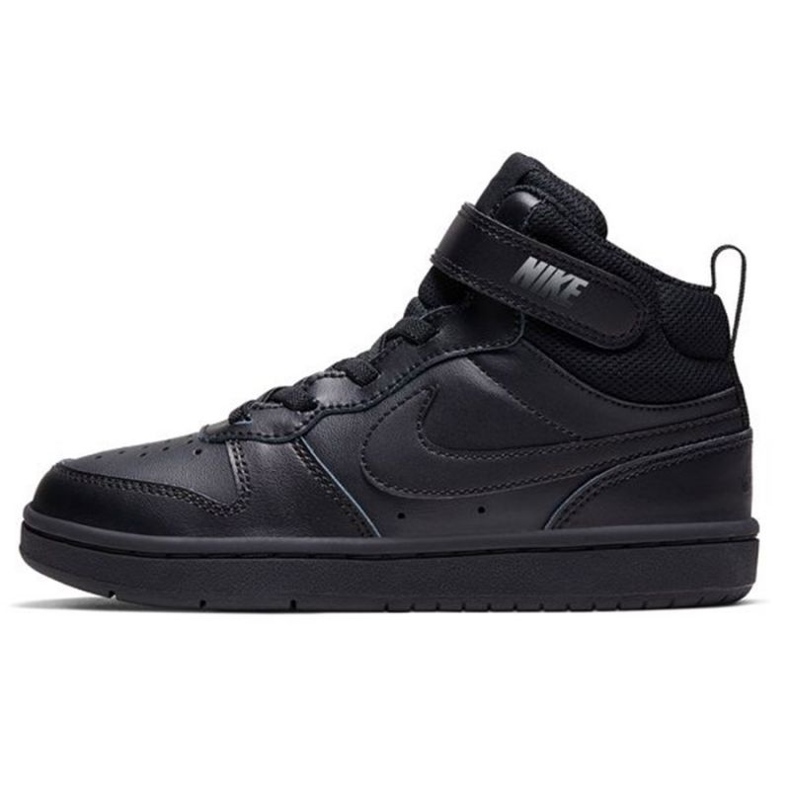Nike Court Borough Mid 2 Jr CD7783 001 le noir