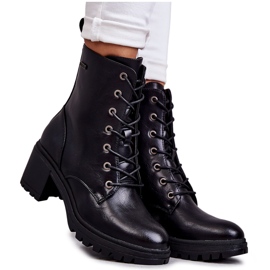 Vinceza Bottes noires chaudes à talons hauts pour femmes Grethe