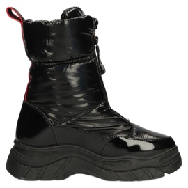 Filippo DBT4236 Bottes de neige des femmes noires isolées le noir