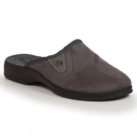 Pantoufles confortables grises Inblu pour hommes Pantoufles confortables grises Inblu pour hommes
