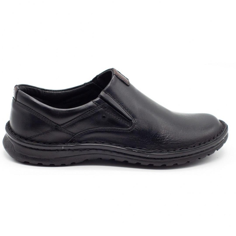 Joker Mocassins homme en cuir noir 382 le noir