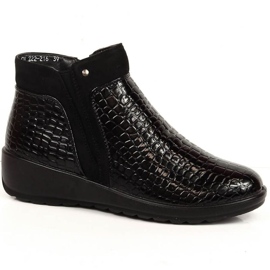 Bottes compensées, isolées au crochet T.Sokolski W SCA176A noir