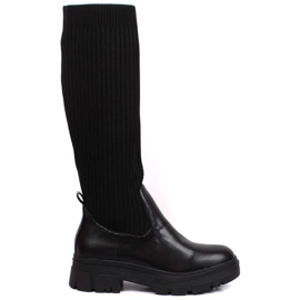 Bottes isolées avec une chaussette Filippo W PAW391 le noir
