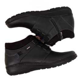 Bottes en cuir isolées Helios W H521A le noir
