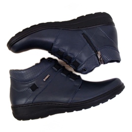 Bottes en cuir isolées Helios W H521B bleu marin Bottes en cuir isolées Helios W H521B bleu marin
