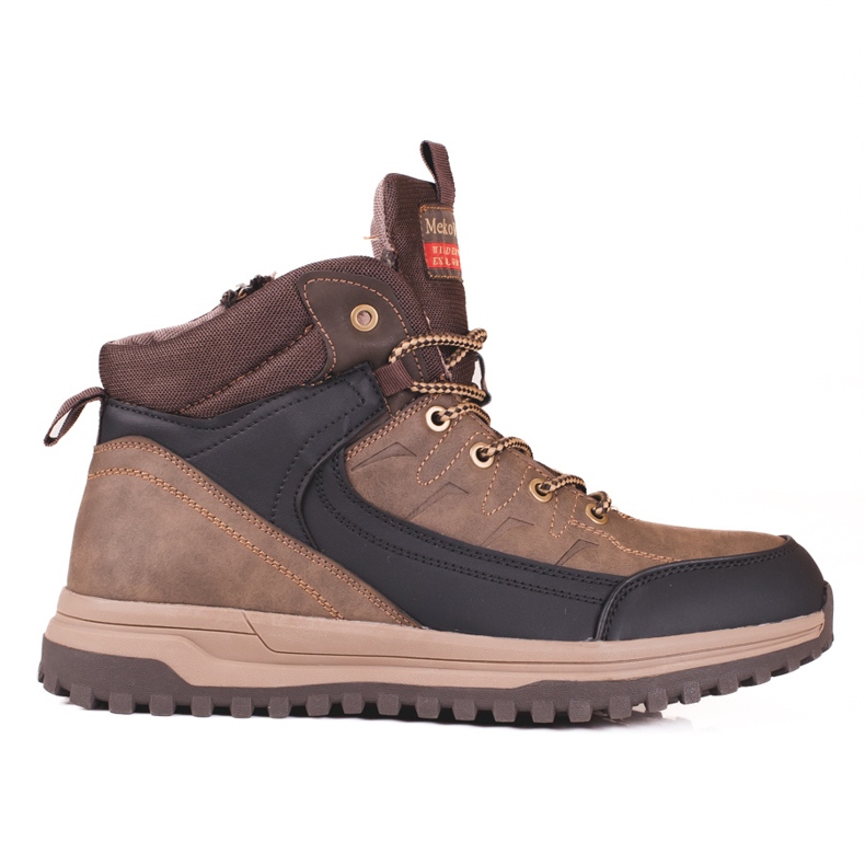 SHELOVET Bottes hautes marron homme brun