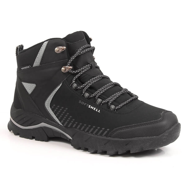 Chaussures de trekking hautes imperméables McKeylor noires le noir