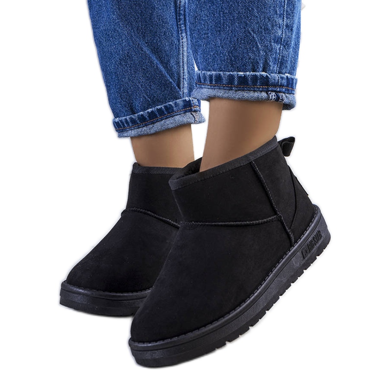 Big Star Bottes de neige noires pour femmes KK274288-906 le noir