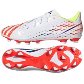 Chaussures de football Adidas Predator Edge.4 FxG M GW0989 blanc blanc