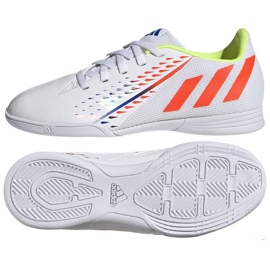 Chaussures de foot Adidas Predator Edge.4 In Jr GV8499 blanche blanche