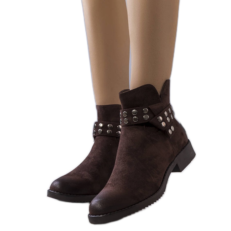 PA1 Bottes isolées marron de Meldert brun