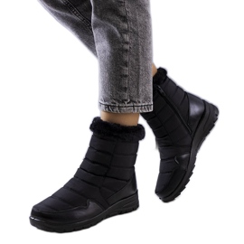 PA1 Bottes matelassées noires de Beau
