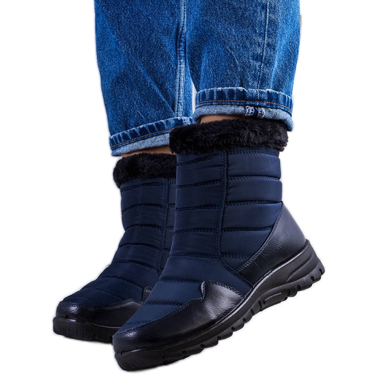 PA1 Bottes matelassées bleu marine de Beau