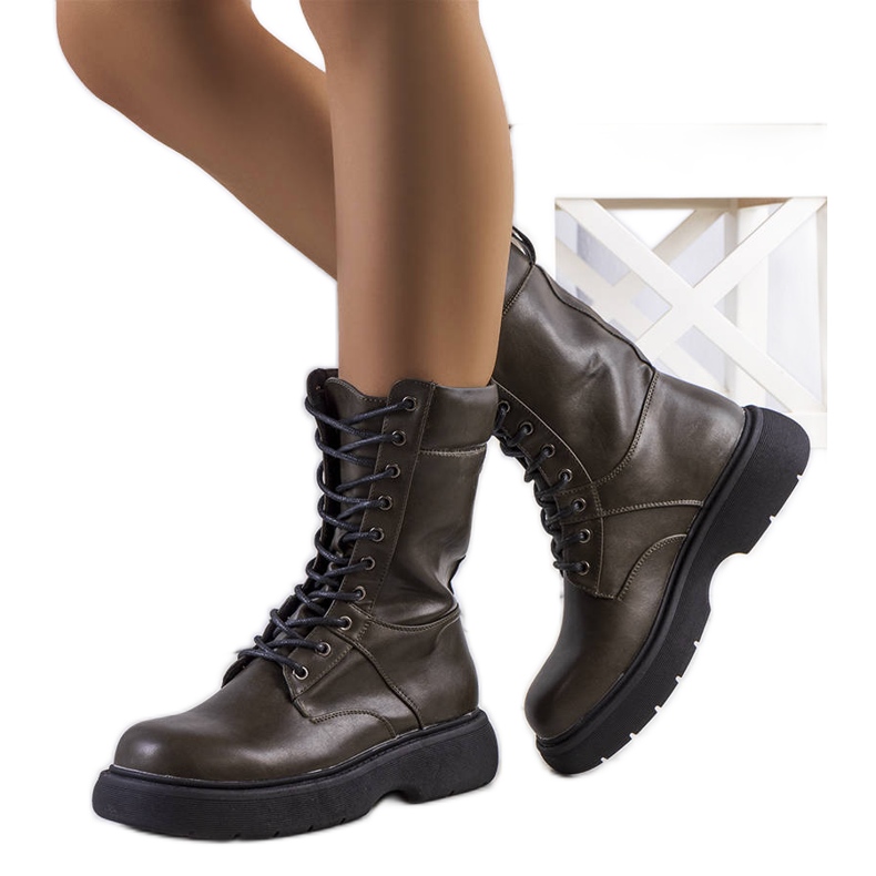 Bottes pour femmes vertes de Costel Bottes pour femmes vertes de Costel
