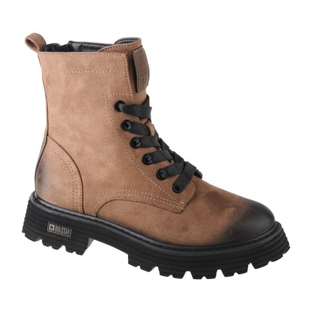 Bottes de randonnée Big Star W KK274504 brun le noir Bottes de randonnée Big Star W KK274504 brun le noir