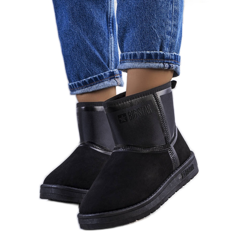 Big Star Bottes de neige noires pour femmes KK274614-906 le noir Big Star Bottes de neige noires pour femmes KK274614-906 le noir