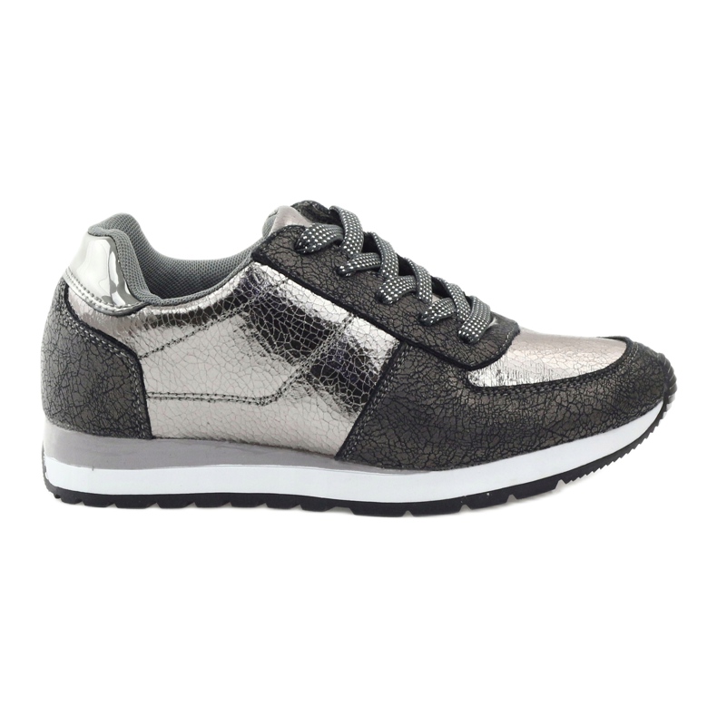 McArthur Chaussures de sport métalliques gris-argentées pour femmes