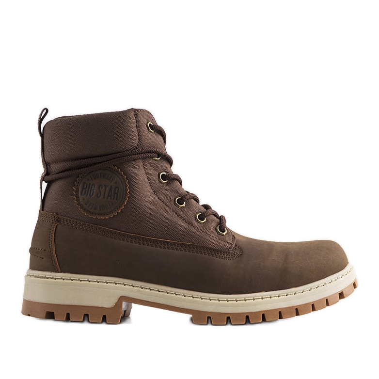 Chaussures de randonnée homme marron Big Star KK174204-804 brun Chaussures de randonnée homme marron Big Star KK174204-804 brun
