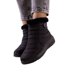 PA1 Bottines matelassées Reign noires