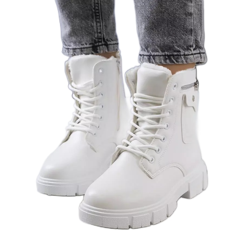 PA1 Bottes femme Foris blanches