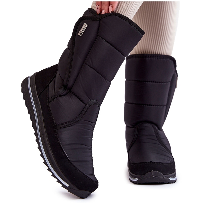 Bottes de Neige Femme Avec Velcro Progress PROGJ-22-128 Noir le noir