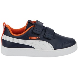 Puma Courtflex v2 V PS Jr 37154326 bleu marine