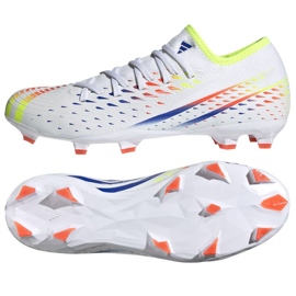 Chaussures de football Adidas Predator Edge.3 L Fg M GW0995 blanc blanc