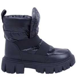 BM Bottes de neige Uffie Black pour femmes noir