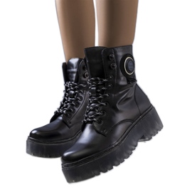 Bottines Laureano femme noires le noir