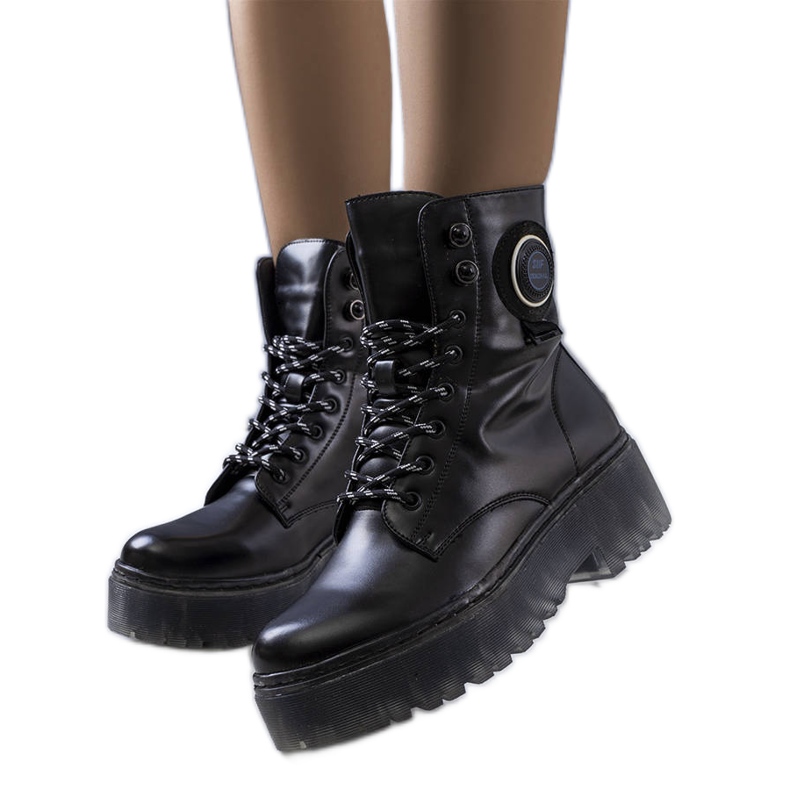 Bottines Laureano femme noires le noir