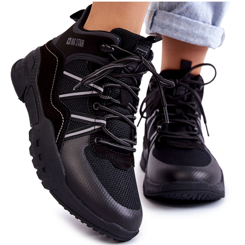 Chaussures de Randonnée Femme Memory Foam Big Star KK274218 Noir le noir