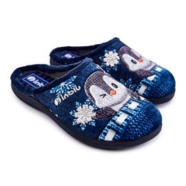 Chaussons Maison Femme Pingouins Inblu EC-81-004 Bleu Marine Chaussons Maison Femme Pingouins Inblu EC-81-004 Bleu Marine