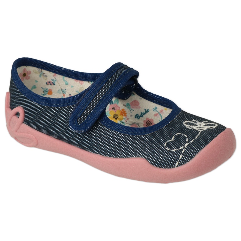Bleu de Befado Children's 114x489 Bleu marine avec application