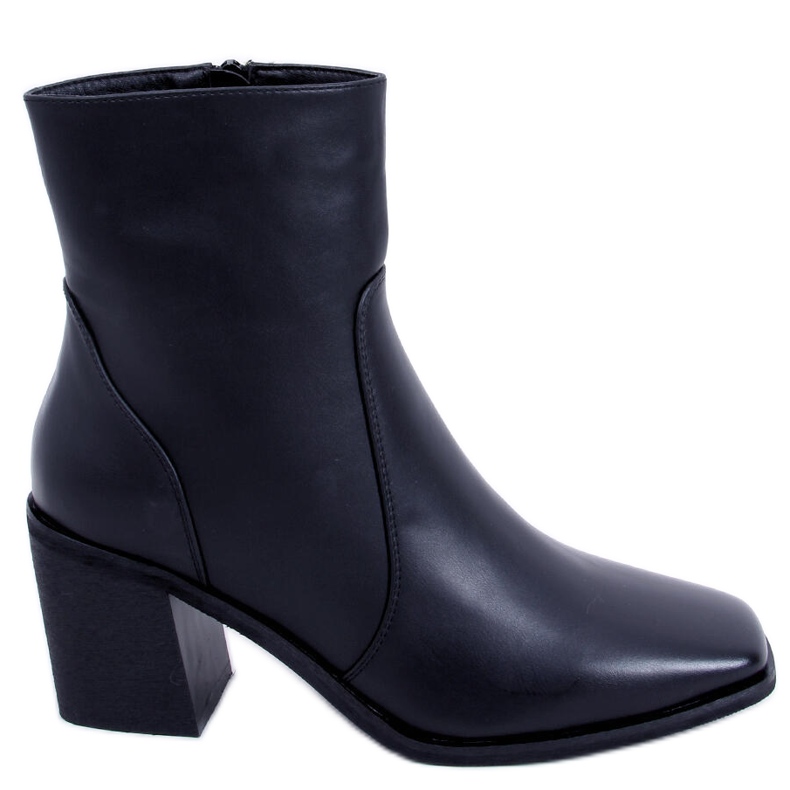 BM Bottines noires à talons hauts Dinah le noir