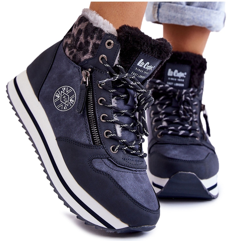 Bottes Chaudes Femme Lee Cooper LCJ-22-31-1450 Bleu Marine Bottes Chaudes Femme Lee Cooper LCJ-22-31-1450 Bleu Marine