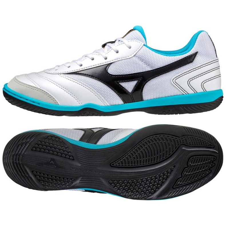 Mizuno Mrl Sala Club dans les chaussures de football Q1GA220309 blanche blanche Mizuno Mrl Sala Club dans les chaussures de football Q1GA220309 blanche blanche