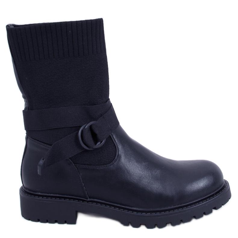 BM Boots à tige souple Walls Black le noir