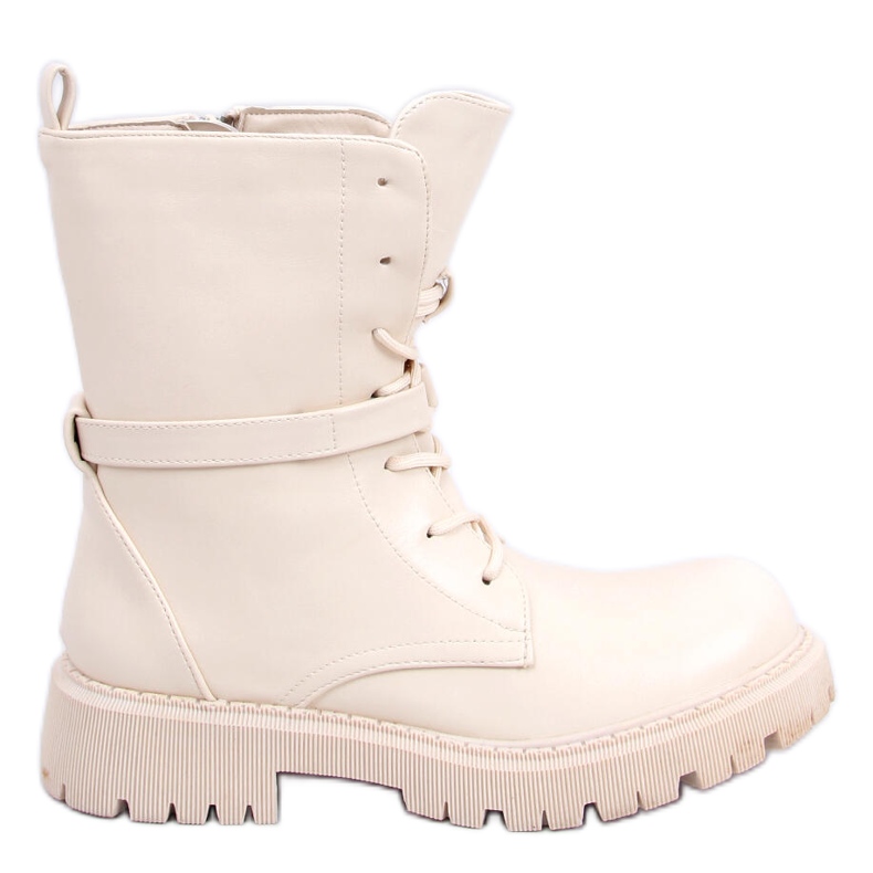 BM Bottines à lacets Barkley Beige
