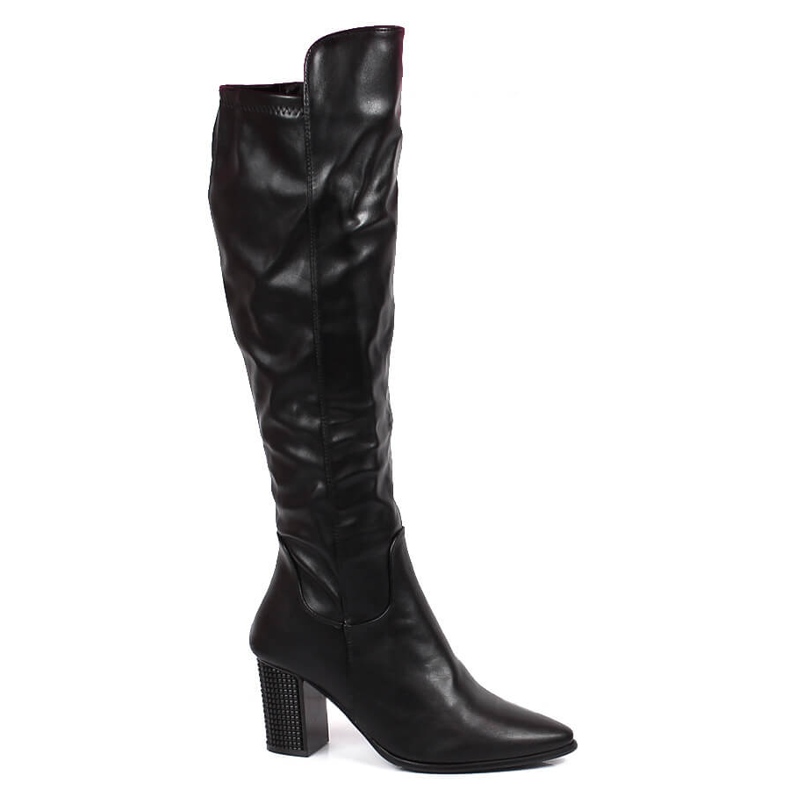 Bottes chaudes pour femmes Filippo noires sur un poteau décoratif le noir Bottes chaudes pour femmes Filippo noires sur un poteau décoratif le noir