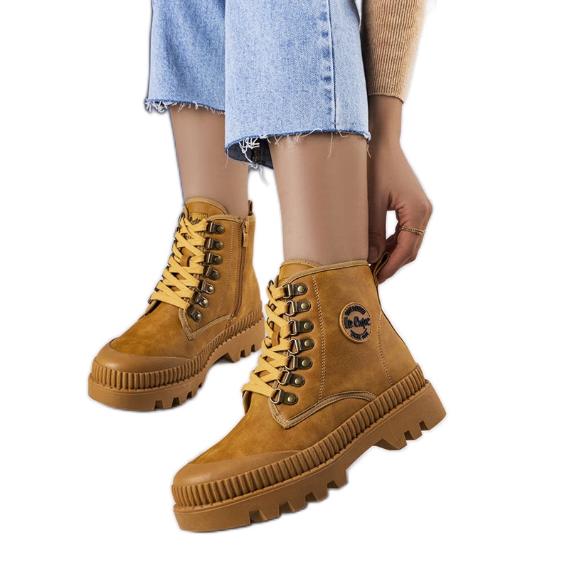 Bottes isolées camel LCJ-22-44-1339L Lee Cooper beige Bottes isolées camel LCJ-22-44-1339L Lee Cooper beige